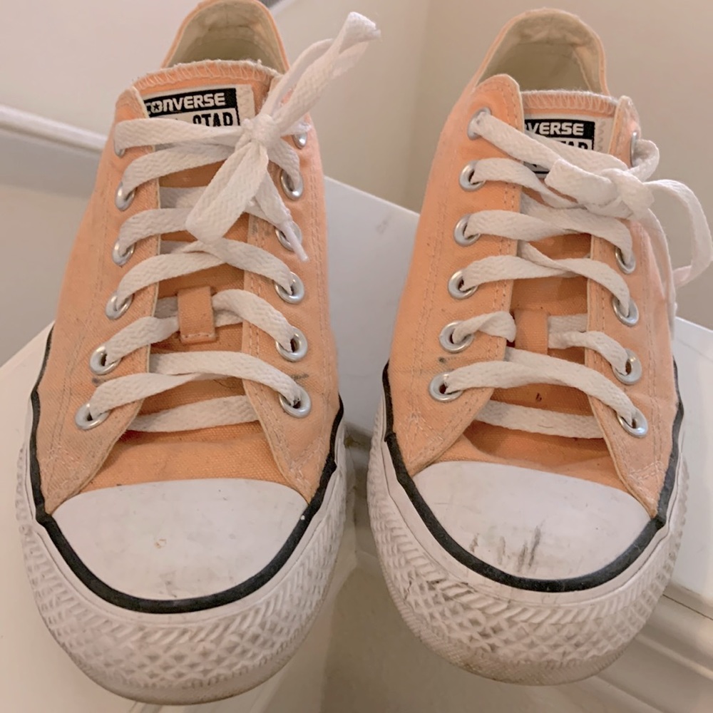 Converse, worn